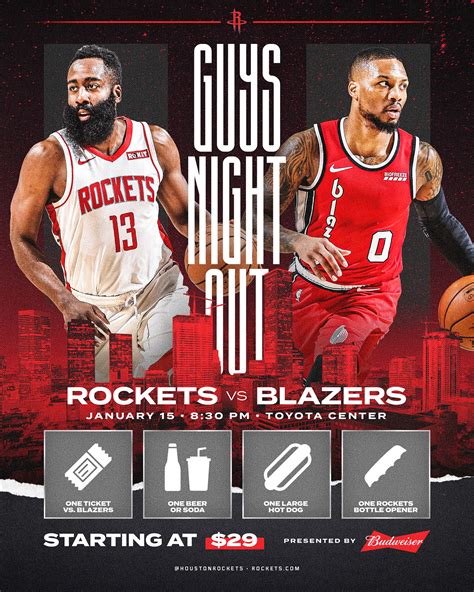 Houston Rockets Ticket Promotions on Behance