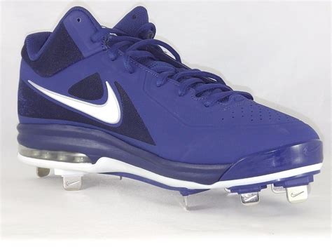 Nike Air Max MVP Elite Metal Baseball Cleats Blue/White 524957-410 Sz 13 - Athletic