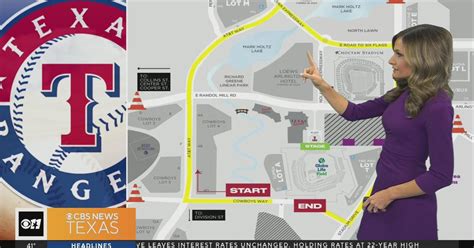 Here's the route for the Rangers World Series victory parade! - CBS Texas