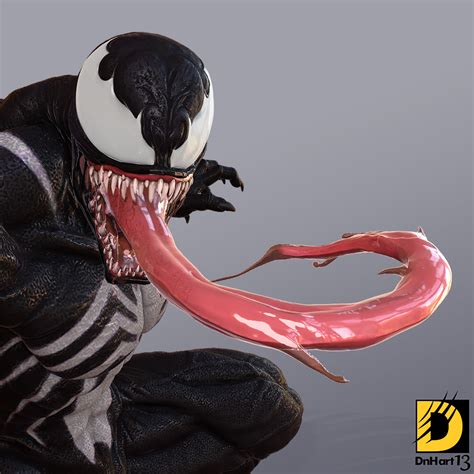 Venom Sculpt Concept for 3D print, Chris Aryanto | Art station, Sculpting, Marvel