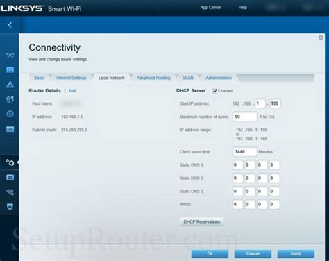 How to change the DNS settings on the Linksys EA8500