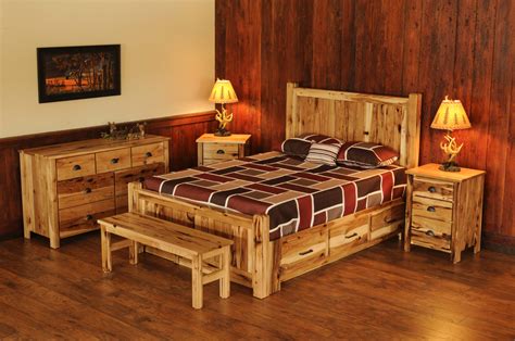 Hickory Bedroom Set – Natural Tones Furniture