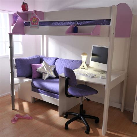 High Bed with Desk - Decoration Ideas for Desk Check more at http://www.gameintown.com/high-bed ...