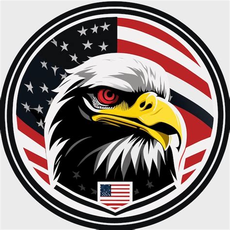 Premium Vector | Bald eagle in american symbolism