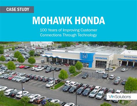 VinSolutions - Mohawk Honda: 100 Years of Improving Customer ...