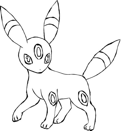 Printable Coloring Pages Umbreon