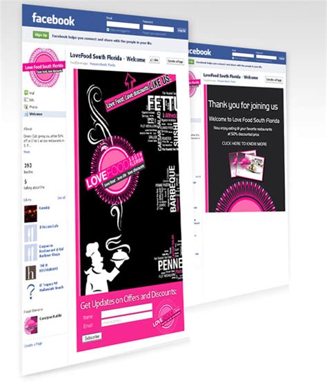 Facebook landing Page design for Aussie business for promotion of company fan page