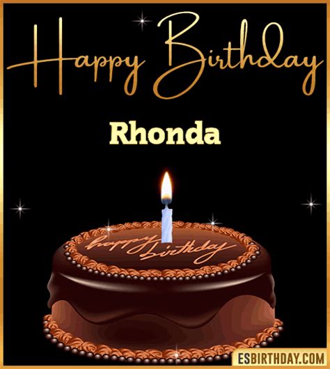 Happy Birthday Rhonda GIF 🎂 Images Animated Wishes【28 GiFs】