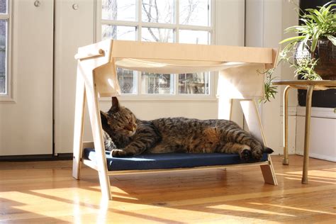 Mid-century Modern Inspired Cat Bunk Bed from Catlyco • hauspanther