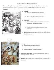 Robber Baron Political Cartoons Analysis.docx - "Robber Baron ...