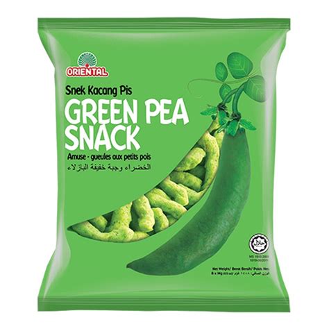 ORIENTAL GREEN PEA Snacks 80g x 2 packs *Free Snack – TOPSNACKSHOP