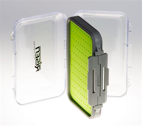 Waterproof fly boxes with green silicone insert – Risen Fly