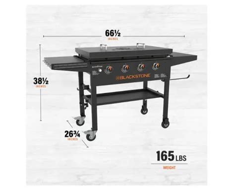 BLACKSTONE 4-BURNER 36& Griddle Cooking Station with Hard Cover,762 sq in $287.00 - PicClick