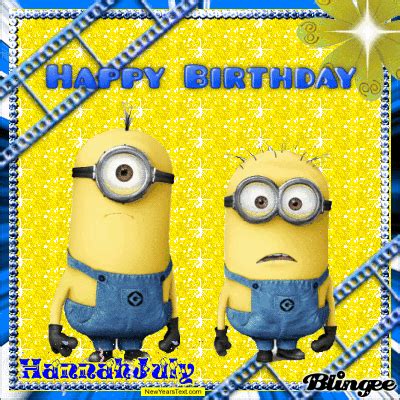 happy birthday gif with sound minions - Naoma Sweeney