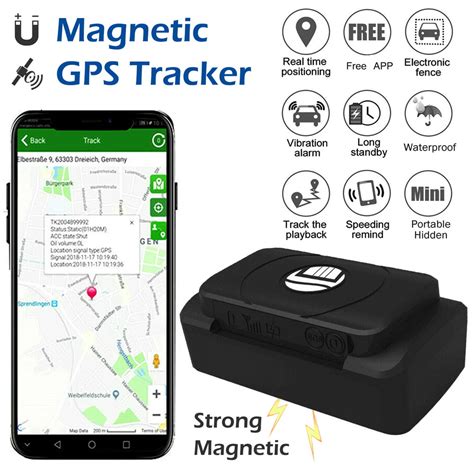 AGPTEK Portable Magnetic GPS Anti-theft Positioning Tracker for Car ...