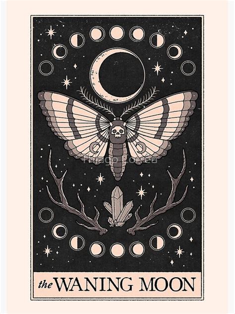 "The Waning Moon" Art Print for Sale by Thiago Corrêa | Moon art print ...