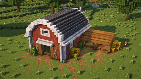 How to build a barn in Minecraft