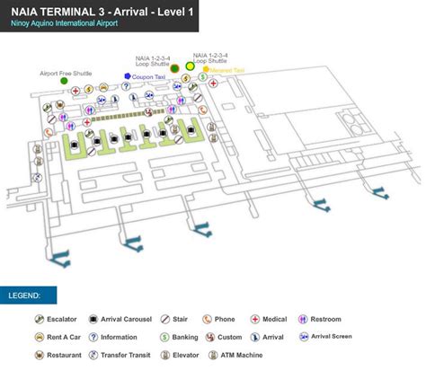 Ninoy Aquino Airport Map