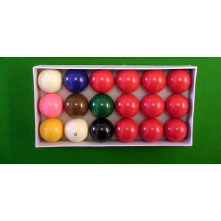 Snooker balls for a pub size pool table ( Size 1 & 3/4 inches ...