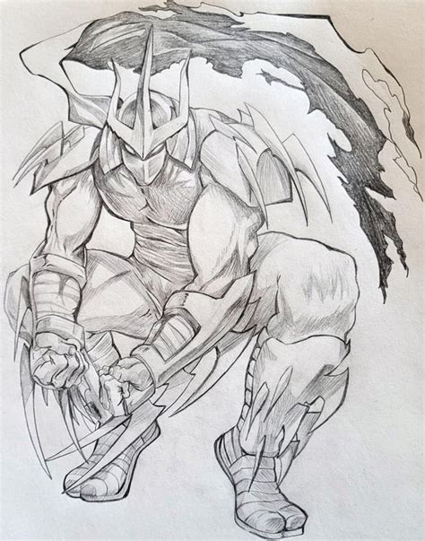 Check out this Shredder my so drew for me!!! : r/TMNT