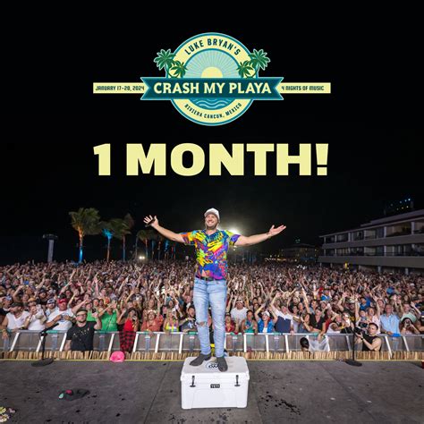 Crash My Playa - One more month, Playa Crashers! ☝️🍻...