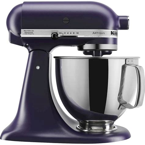 Best Buy: KitchenAid Artisan Tilt-Head Stand Mixer Matte Black Violet ...