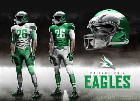 Here’s what modern Eagles Kelly Green uniforms could look like : r/eagles