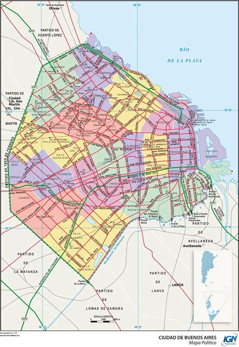 pelo deshonesto lema mapa de buenos aires y sus barrios Moviente ...