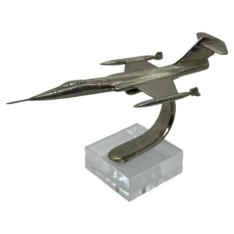 Industrial Vintage Metal Aircraft Plane Model Desk Item Statue, circa 1980s at 1stDibs | metal ...