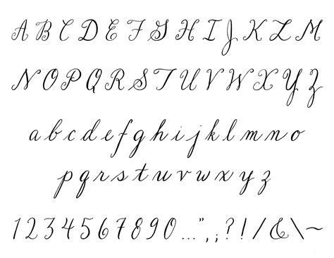 14 Calligraphy Script Font Alphabet Images - Tattoo Fonts Script Calligraphy Alphabet ...