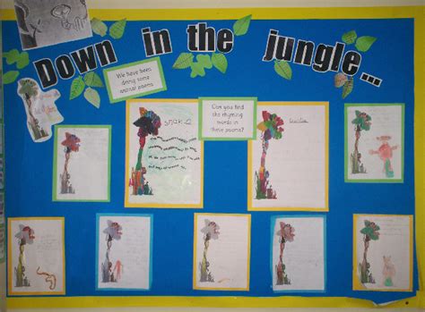 Down in the jungle... classroom display photo - Photo gallery - SparkleBox