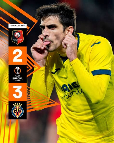 [Villarreal]: Villarreal has qualified for the last 16 of the Europa ...