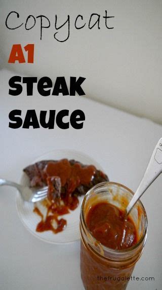 Copycat A1 Steak Sauce Recipe• thefrugalette | Steak sauce recipes, Steak sauce, A1 steak sauce