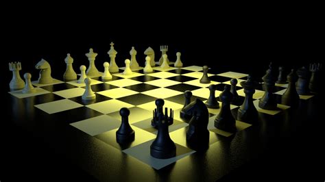 ArtStation - chess board 3d design