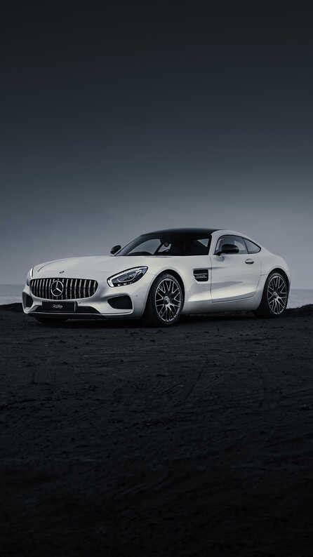 HD 4K white mercedes car mobile wallpaper Wallpapers for Mobile