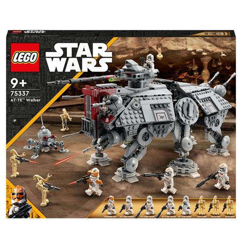 LEGO 75337 Star Wars AT-TE Walker Set with Droid Figures | Smyths Toys Ireland