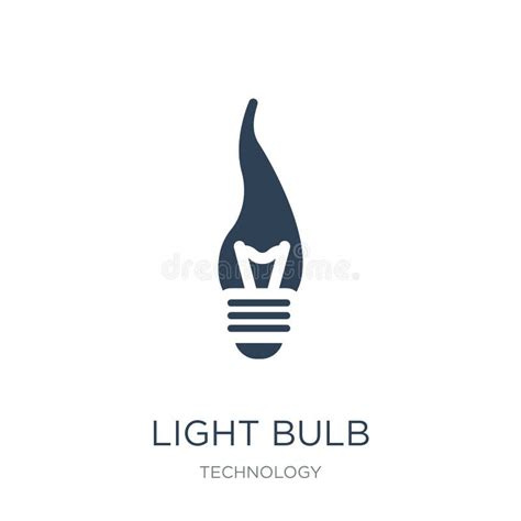 Light Bulb Turned Off Icon in Trendy Design Style. Light Bulb Turned ...