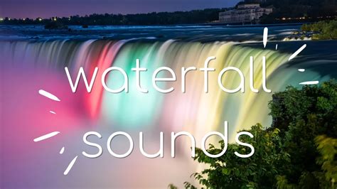 Relaxing waterfall sounds - YouTube