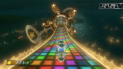 Mario Kart 8 Rainbow Road Space Station