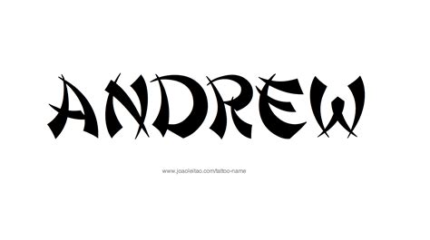 Andrew Name Tattoo Designs