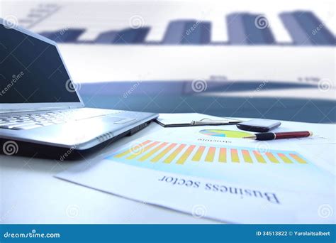 Graphs, Charts, Business Table. Stock Photo - Image of bank, invest: 34513822