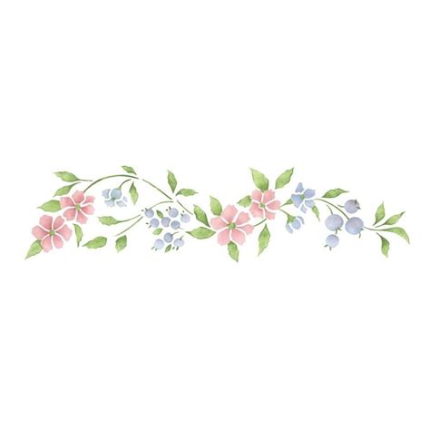 Pin by ashnna on simple | Vine drawing, Floral border design, Stencils wall