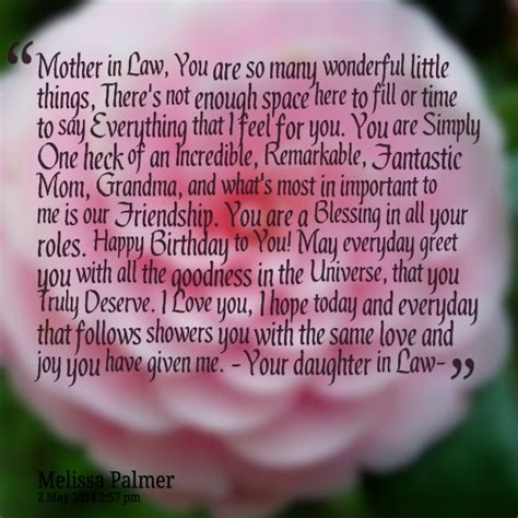 47 Happy Birthday Mother in Law Quotes - My Happy Birthday Wishes