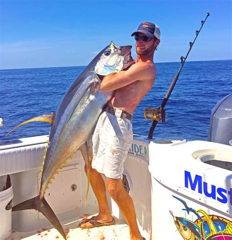 Deep Sea Offshore Gulf Of Mexico Yellowfin Tuna Fishing Charters in Venice Louisiana for Guide ...