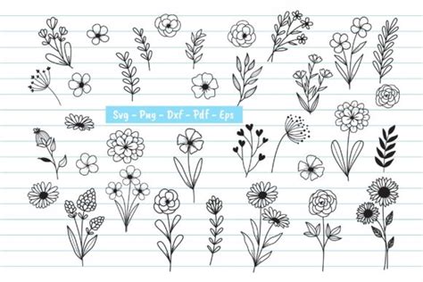 Flowers Svg Files, Flower Svg Bundle Graphic by Dakhashop · Creative Fabrica