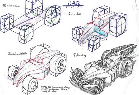 car perspective tutorial by akaga on deviantART | Perspective art, 2 ...