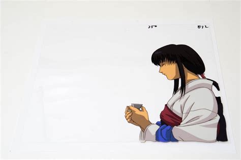 Rurouni Kenshin OVA Tomoe Anime Cel w/ Douga Tsuiokuhen Trust and Betrayal | #1845307847