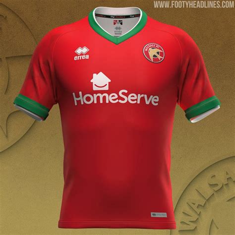 Walsall FC 20-21 Home, Away & Third Kits Released - Footy Headlines