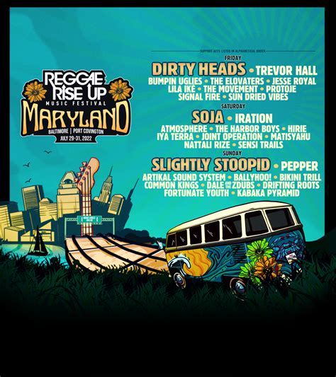 Reggae Rise Up Maryland Festival 2022 Tickets at Port Covington in ...