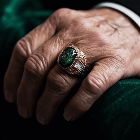 Men's Emerald Ring